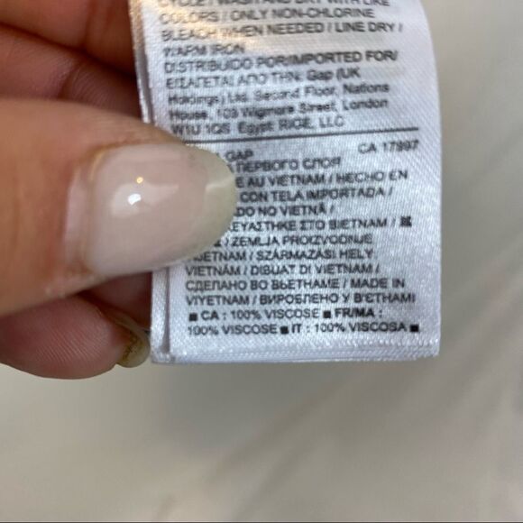 Gap Blue Floral Rope Strap Tank Top Size XS‎ - Picture 8 of 9